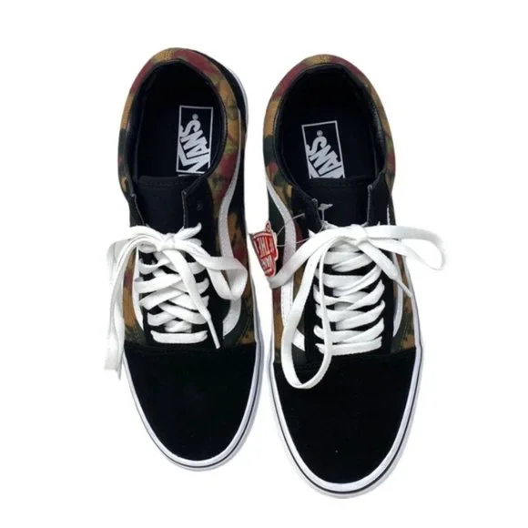 VANS Woodland Wash Old Skool Sneakers Black Skate Men's Suede Canvas VN0A4BW2E9E